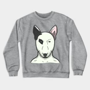 Cute Bull Terrier Dog Crewneck Sweatshirt